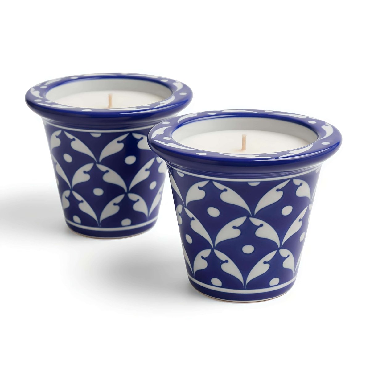 Alankara - Neelambara Blue Pottery Neelambara 21 Alankara set of 3 Alankara - Neelambara