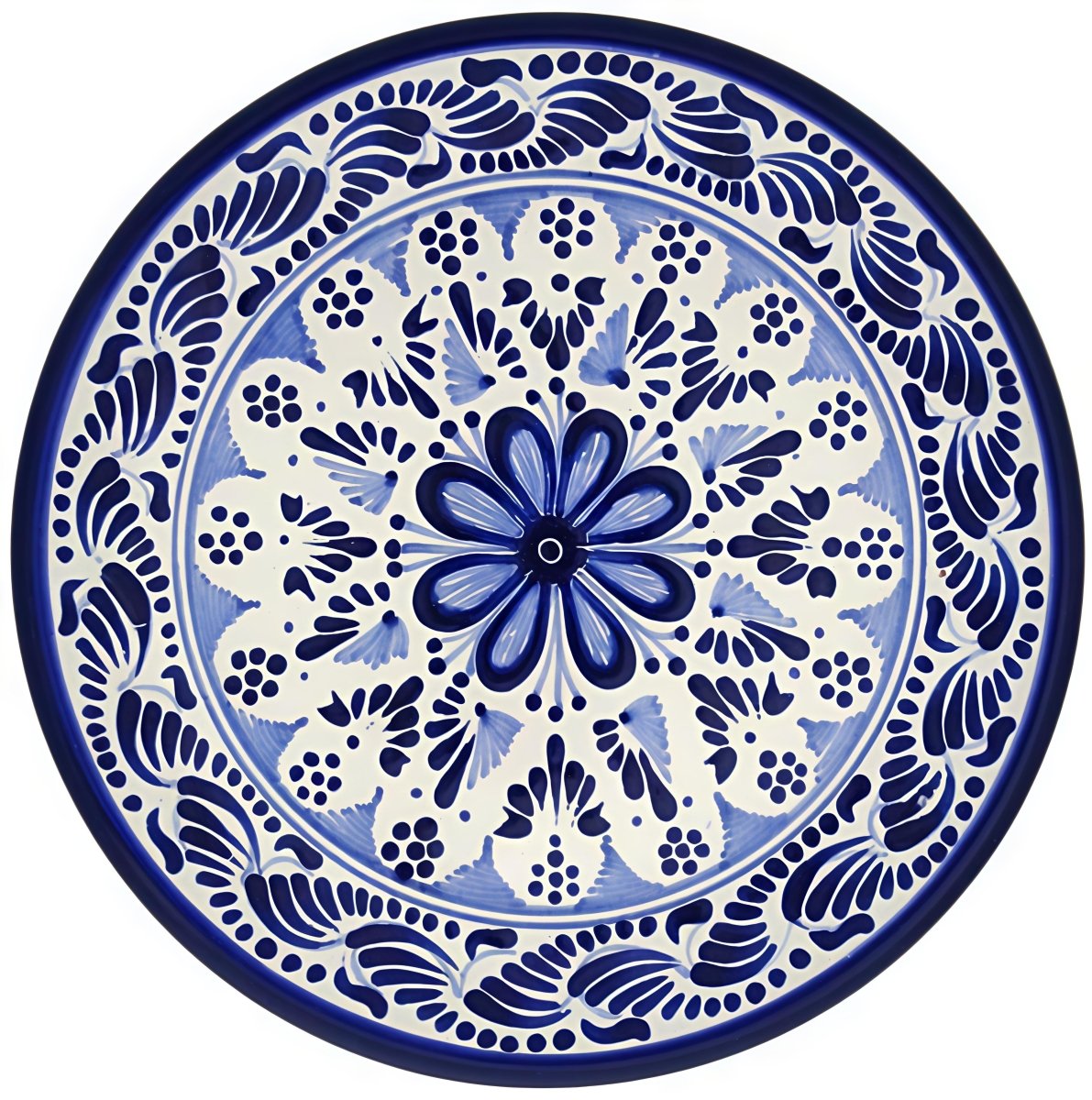 Ambala Thali - Neelambara Blue Pottery Neelambara   12 inch Ambala Thali - Neelambara
