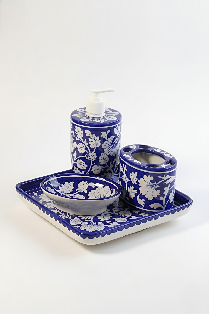 Anantara Pushpanjali - Neelambara Blue Pottery Neelambara   Anantara Pushpanjali - Neelambara