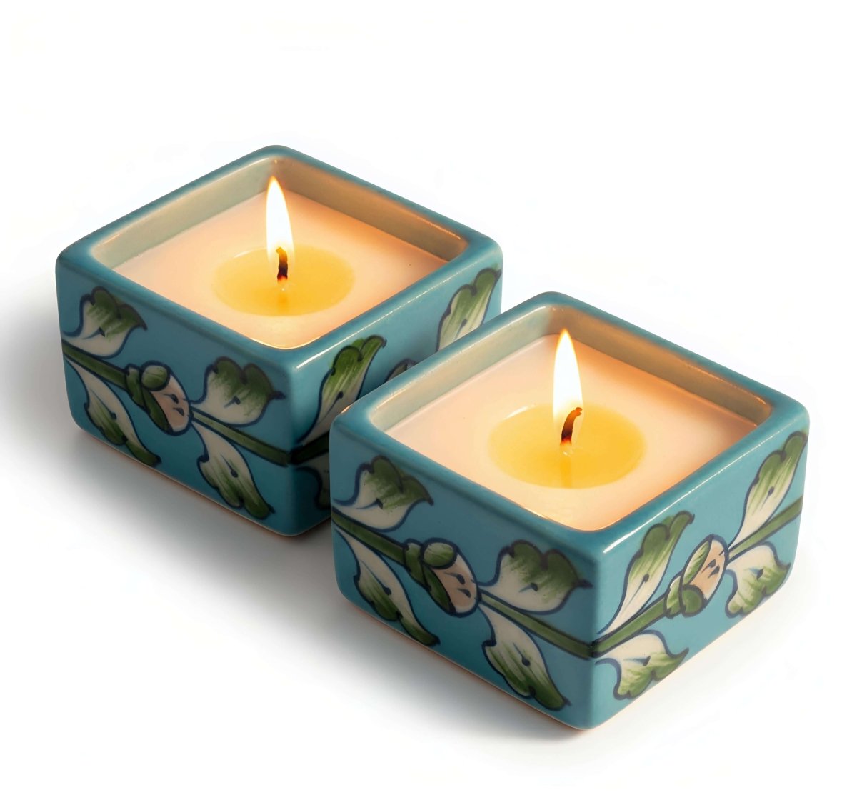 Chakori - Neelambara Blue Pottery Neelambara 17 Chakori set of 5 Chakori - Neelambara
