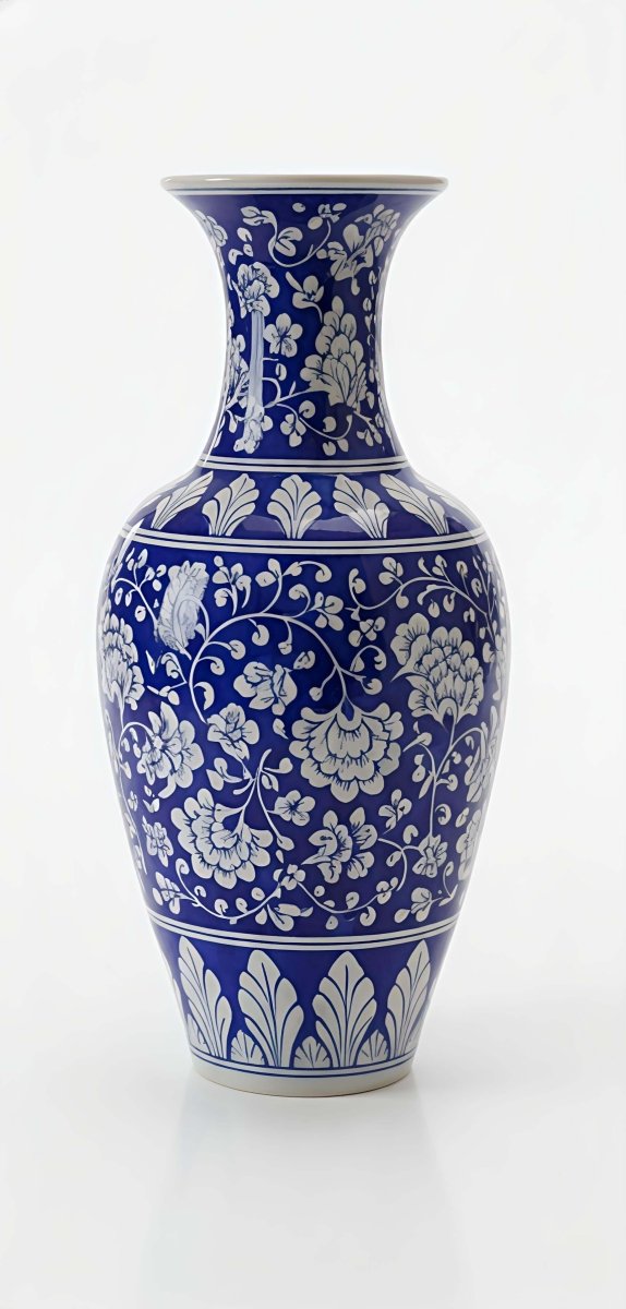 Indeevar Kunj - Neelambara Blue Pottery Neelambara 02 Indeevar Kunj 21 inch Indeevar Kunj - Neelambara