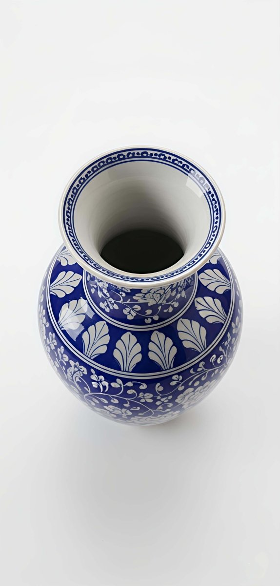 Indeevar Kunj - Neelambara Blue Pottery Neelambara 02 Indeevar Kunj 21 inch Indeevar Kunj - Neelambara