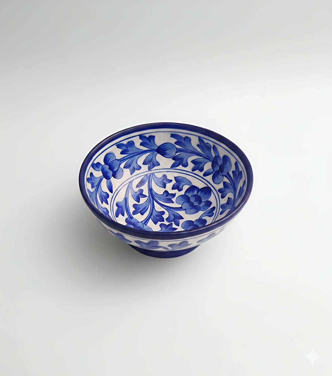 Kalpavriksha - Neelambara Blue Pottery Neelambara 07 Kalpavriksha Large Kalpavriksha - Neelambara