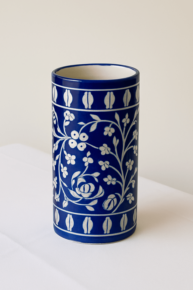 Neel Dhara Stambh - Neelambara Blue Pottery Neelambara   24 inch Neel Dhara Stambh - Neelambara
