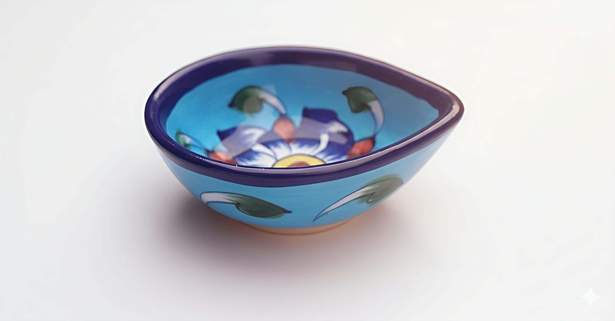 Niranjan - Neelambara Blue Pottery Neelambara 11 Niranjan set of 21 Niranjan - Neelambara