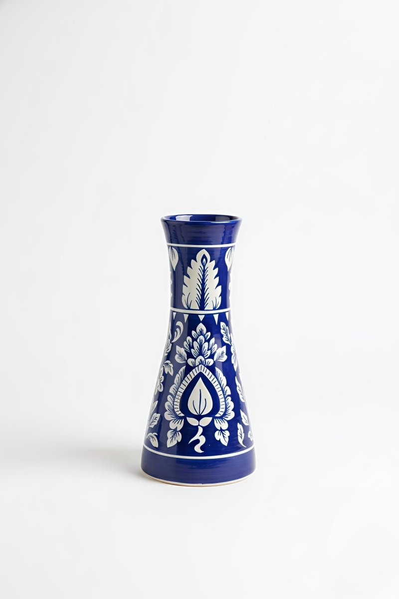 Pushpa Leela - Neelambara Blue Pottery Neelambara   12 inch Pushpa Leela - Neelambara