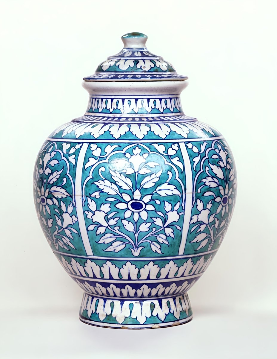 Pushpabharna - Neelambara Blue Pottery Neelambara   12 inch Pushpabharna - Neelambara